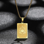 Zodiac Sign Capricorn Pendant Necklace for Women Men 12 Constellation Jewelry Choker Charm Chain Birthday Gift Female Collar