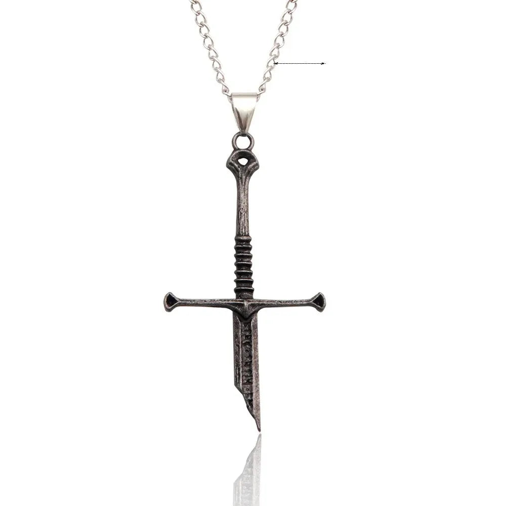 Narsil Broken Sword Pendant Necklace