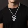 Fashion 18K Golden Plated Hip Hop Rock Necklace Stainless Steel US Dollar Money Sign Pendant Necklace Mens Women