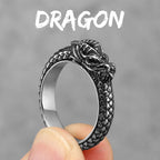 Animal Snake Cobra Series Stainless Steel Men Rings Punk Trendy for Women Fashion Jewelry Halloween Creativity Gift Wholesale