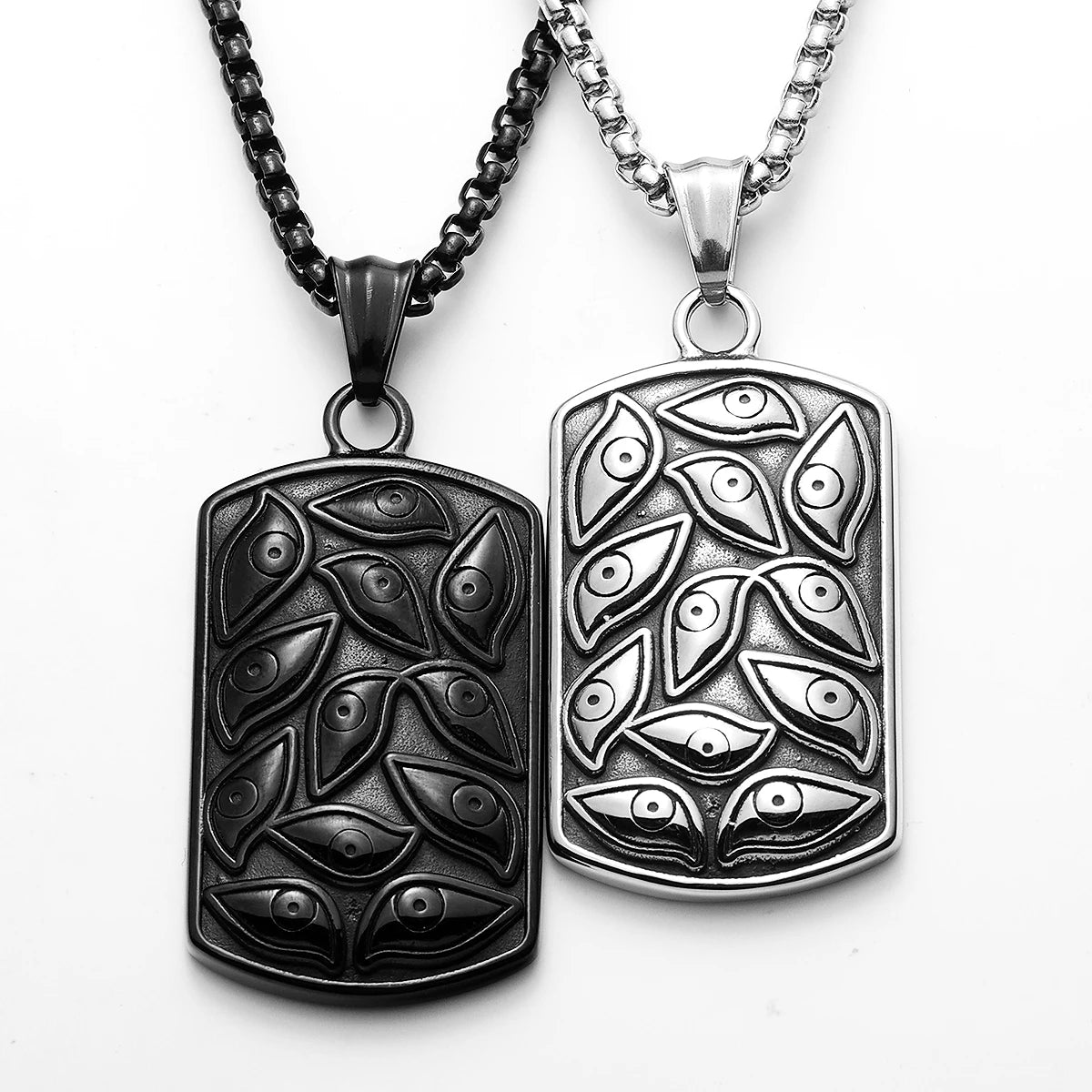 Eye of God Pendant Necklace — Stainless Steel
