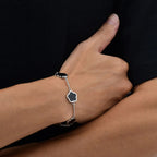 Five Leaf Flower Bracelet — Stainless Steel