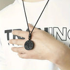 Crystal of Necklace Pendant Black Obsidian Guardian Healing Amulet Popular Export Item Tree of Life