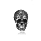 Gothic Skull Pendant Necklace — Stainless Steel