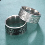 Viking Giant Wolf Knot Ring — Stainless Steel