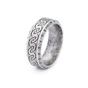Odin Steel Ring Viking Futhark Runes 316L Norse