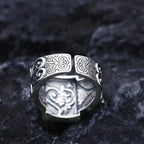 Ace of Spades Poker Ring — Vintage Gothic Playing Card Band