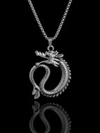 Dragon Zodiac Steel Pendant Chinese Style Retro