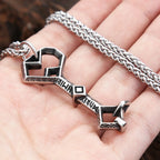 Vintage Gothic Key Pendant Necklace — Stainless Steel