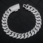 Iced Out Cuban Bracelet Stainless Steel 11MM