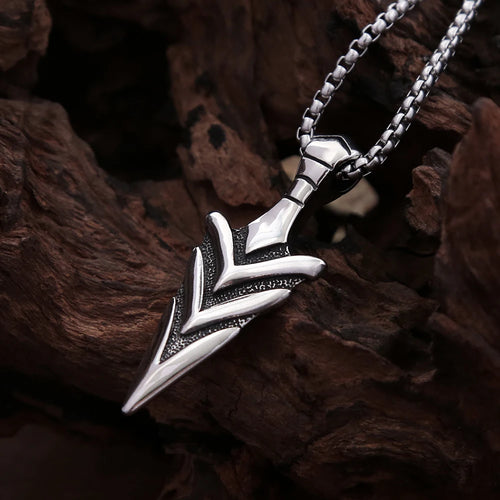 Arrow Pendant — Stainless Steel
