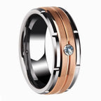2025 Classic Stainless Steel Men‘s Rings Two-color electroplating Fashion Simple Ring Jewelry Accessories Dropshipping size 6-13