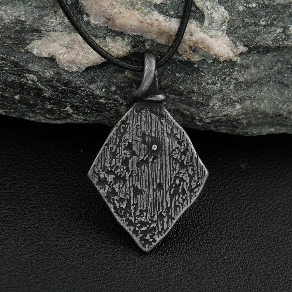 Compass Viking Steel Pendant Vintage Nordic