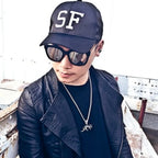 Retro Fashion Triceratops Skull Pendant Necklace Creative Personalized Trend Dinosaur Necklace Men Punk Hip Hop