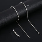 Box Chain Necklace — Stainless Steel 3mm