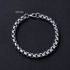 2022 New Trendy 316L Stainless Steel Base Chain Bracelet for Men Women Link Cuban Byzantine Coffee Beans Pig Nose Jewelry Gift