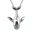 Whale Steel Pendant 316L Men Women Simple Necklace