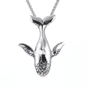 Whale Steel Pendant 316L Men Women Simple Necklace