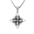 Viking Witch Knot Pendant — Stainless Steel