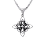 Viking Witch Knot Pendant — Stainless Steel