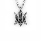 Retro High Quality Alien Poseidon Trident Pendant Men's Fashion 316L Stainless Steel Pendant Necklace Gift Jewelry