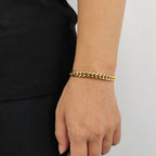 Stainless Steel Cuban Bracelet Miami 6/8MM