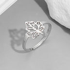 Stainless Steel Necklace For Women Man Maple Leaf Choker Pendant Chain Necklaces Engagement Jewelry korean Fashion NEW