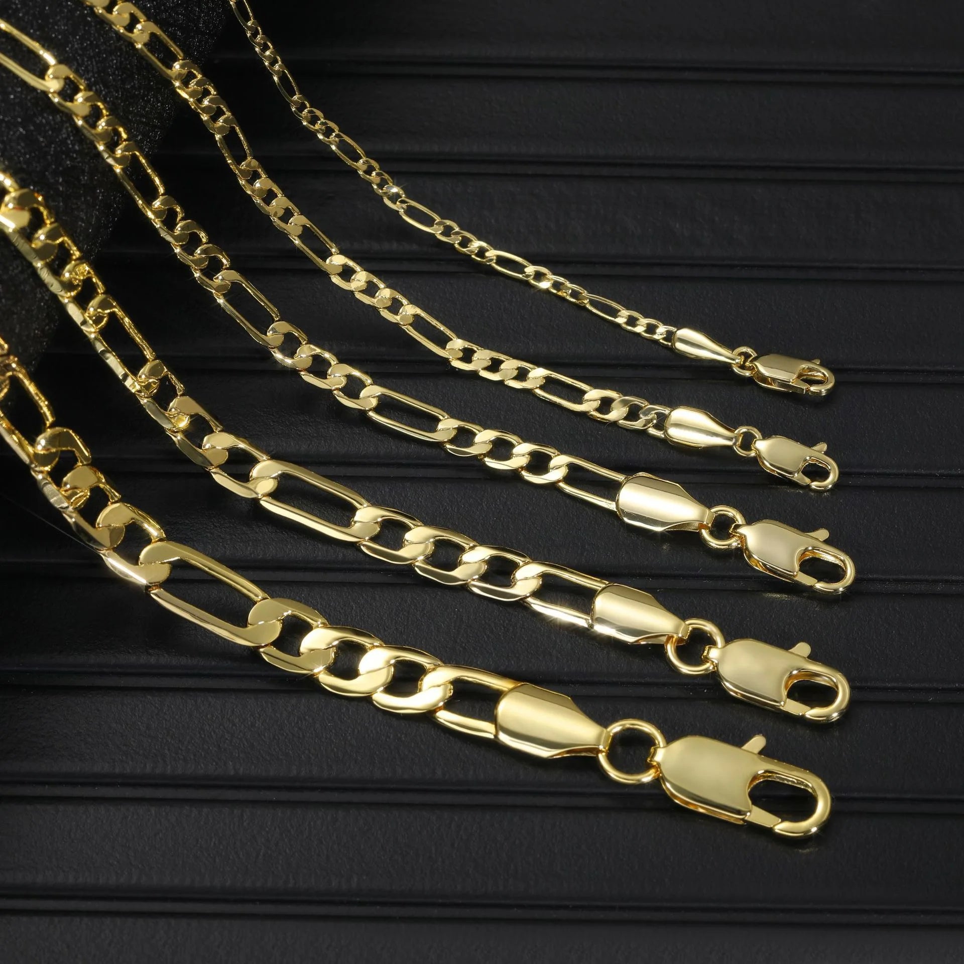 Luxurious 9999 genuine gold 24K men's hollowed out gold necklace, interlocked, personalized men's boutique gold necklace