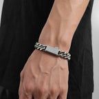 Stainless Steel Cuban Bracelet Miami Statement