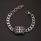 Medieval Norse Viking Rune Wolf Bracelet Man Stainless Steel Valknut Witch Knot Compass Bracelet for Men Scandinavian