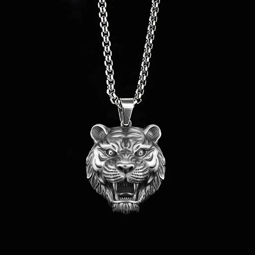 Tiger Steel Pendant European American Dominant