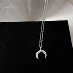 Y2K Star Cross Pendant Necklace — Stainless Steel