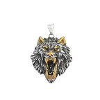Wolf Fenrir Pendant — Stainless Steel