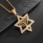 Star Steel Pendant Sparkly David Lconic Cultural