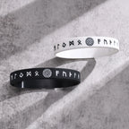 Viking Compass Silicone Bracelet 12mm