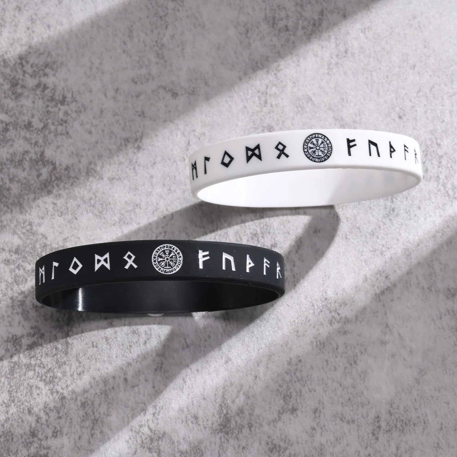 Viking Compass Silicone Bracelet 12mm