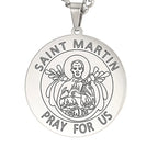Dawapara Saint Christopher Medal Necklace Jesus Truet In You Amulet Catholic Jewelry Travelers Driver Gifts Stainless