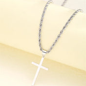 Gold Color Bead Rosary Necklace For Women High Quality Rosary Beautiful Cross Pendant Rose Necklace Jewelry Gift