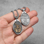 Archangel Michael Pendant — Stainless Steel