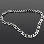 Massive Solid 316L Stainless Steel Necklace for Men High Polished 14/16MM Wide 55/60CM Long Cuban Link Chain Men's