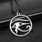 Eye of Horus Pendant Necklace — Egyptian Protection Amulet