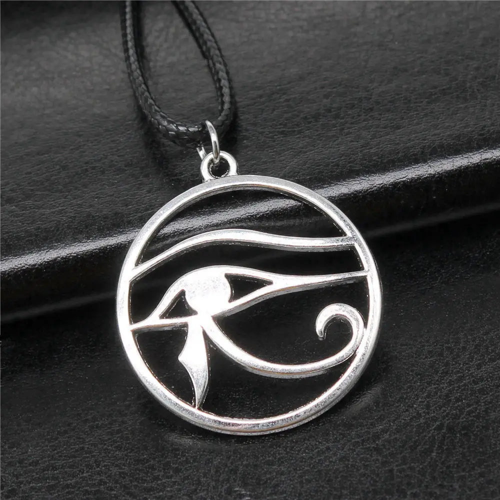 Eye of Horus Pendant Necklace — Egyptian Protection Amulet