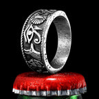 Egypt Pharaoh Eye Ring — Stainless Steel