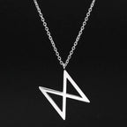 Viking Rune Layering Necklace — Minimal