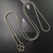 Vintage Detachable Long Sweater Chain Necklace 70cm Men Women