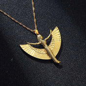 Egyptian Isis Wings Pendant Necklace — Stainless Steel