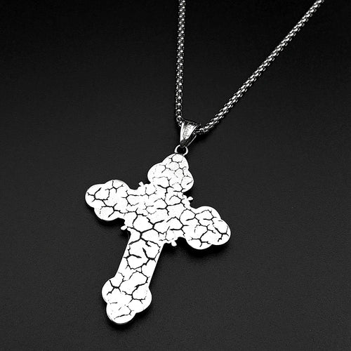 Cross Christian Pendant Necklace — 316L Steel