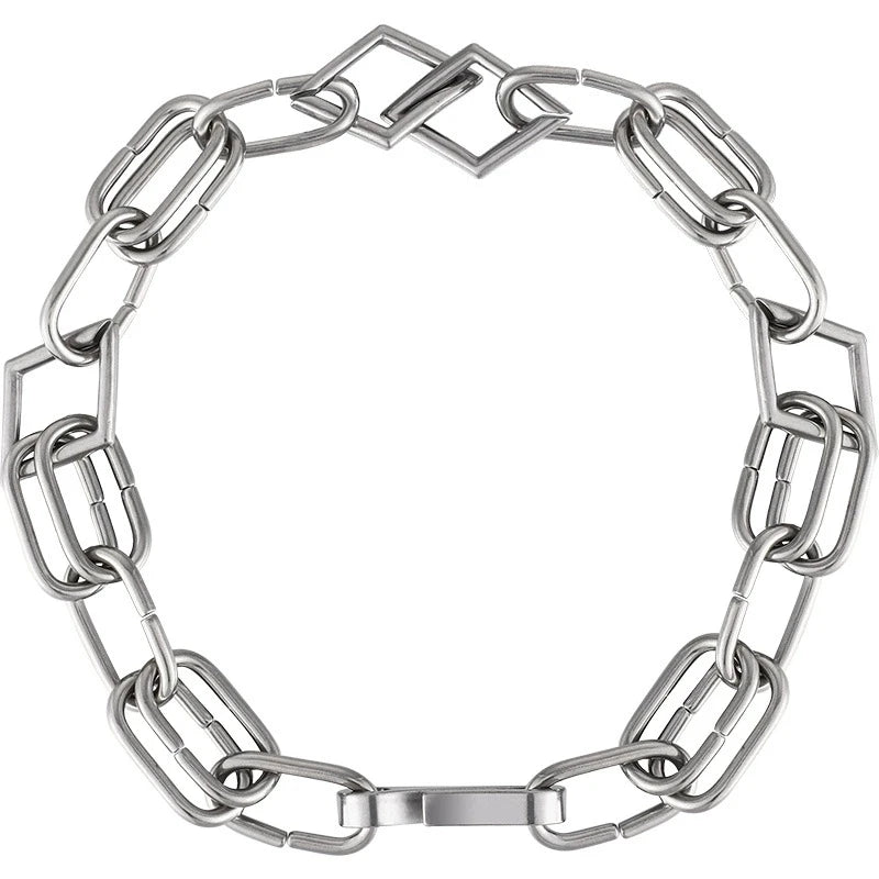 Statement Thick Chain Necklace — Stainless Steel