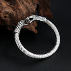 Viking Dragon Head Bracelet — Stainless