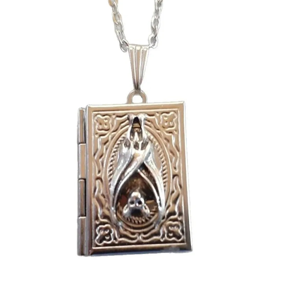 Gothic Vampire Bat Pendant Necklace